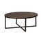 Alaterre Furniture Arcadia Acacia Wood 42" Round Coffee Table, Antiqued Mocha ANAR1275A - alternate 1